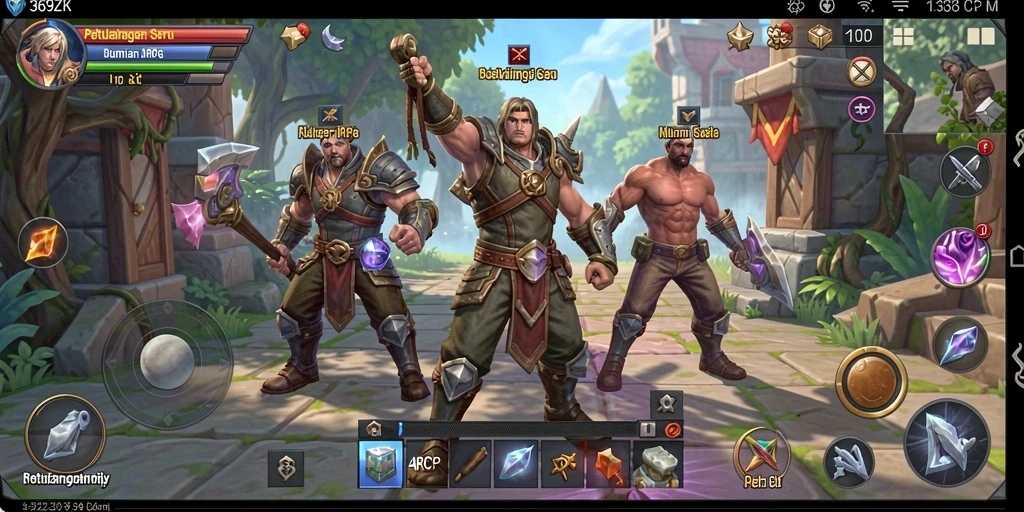 Screenshot gameplay ARPG 369ZK yang menampilkan aksi seru.