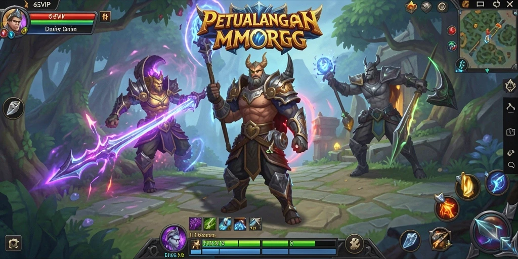 Tampilan menarik dari gameplay 6SVIP yang penuh petualangan MMORPG.