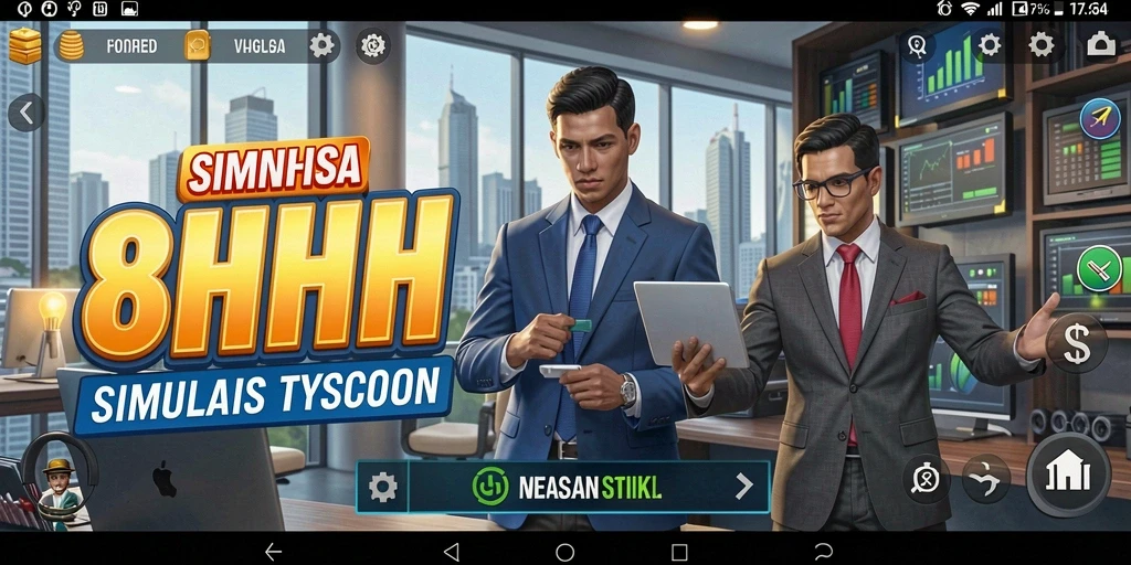Tampilan gameplay Tycoon yang menarik dan penuh strategi.