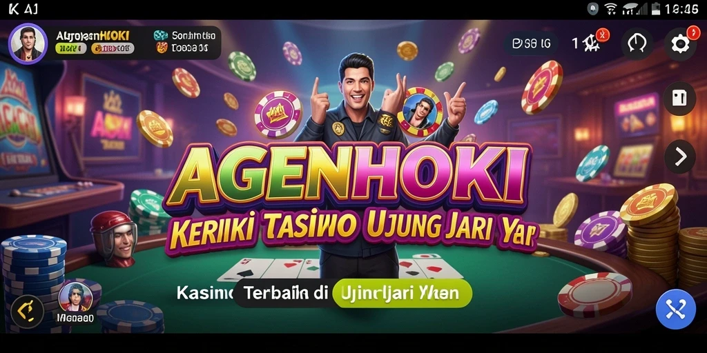 Tampilan menarik dari gameplay AGENHOKI yang mendebarkan.
