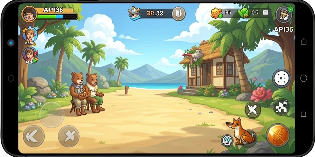 Tampilan gameplay API36 yang seru dan interaktif.