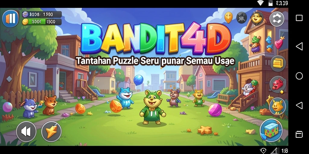 Tangkap momen seru dalam permainan puzzle BANDIT4D.