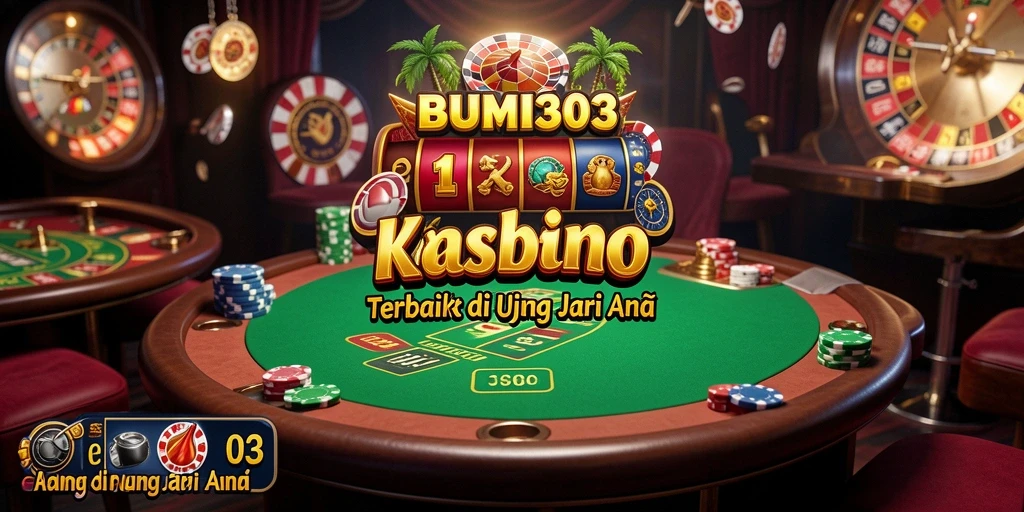 Tampilan permainan Kasino yang mendebarkan di BUMI303.