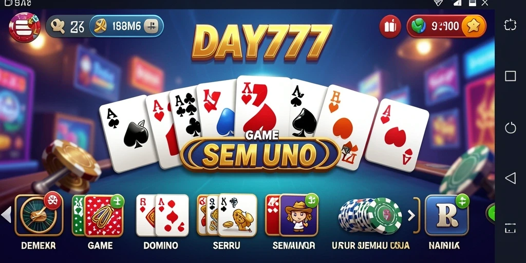 Tampilan gameplay DAY777 yang menarik saat bermain Domino.