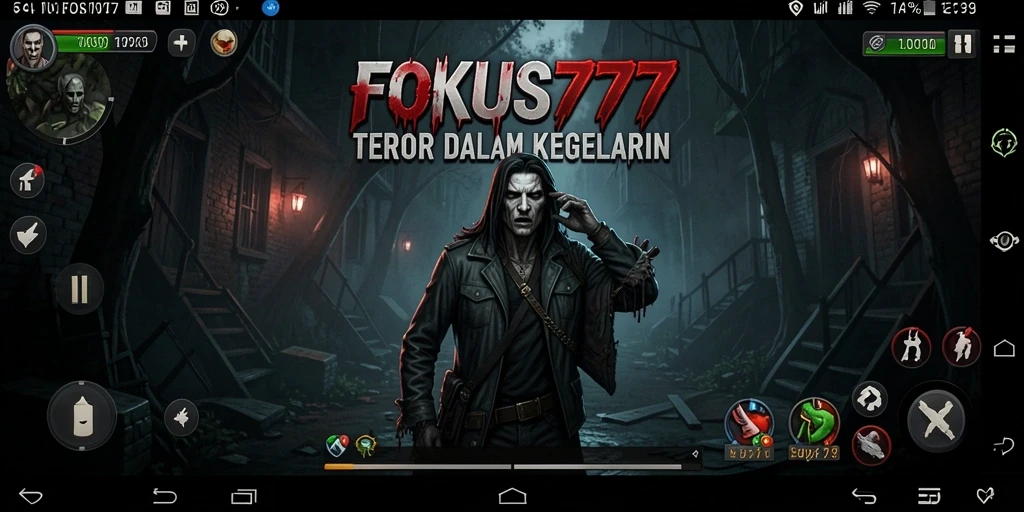Tangkapan layar gameplay menegangkan dari FOKUS777.