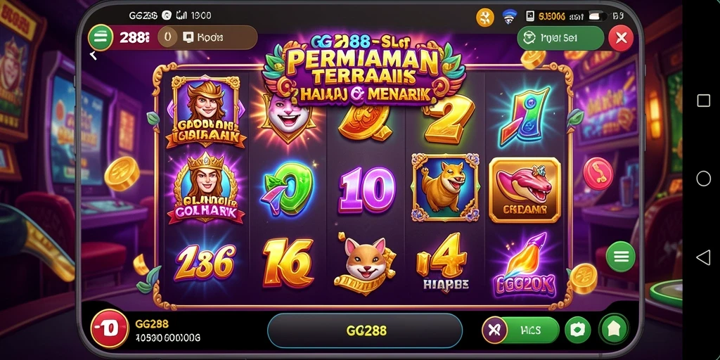 Tampilan menarik permainan slot GG288 dengan grafis yang memukau.