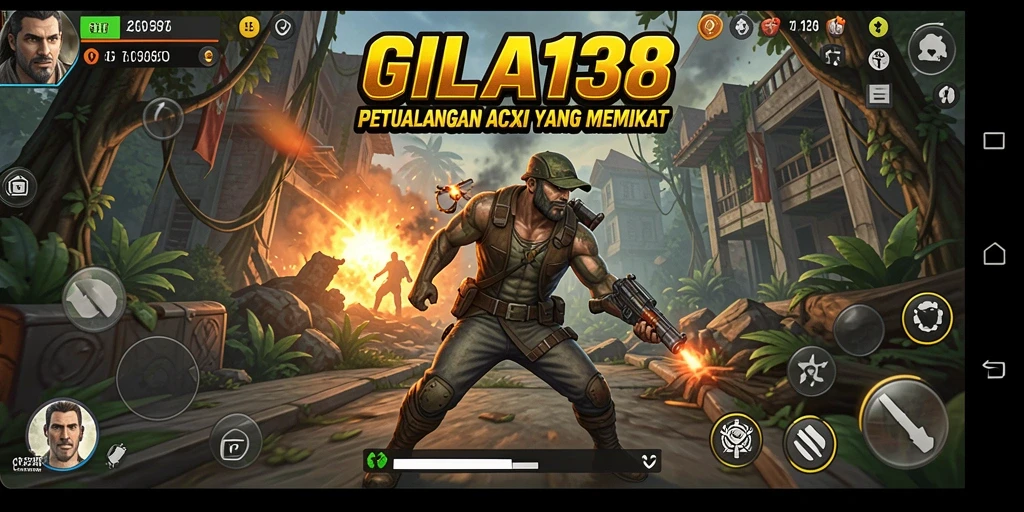 Tampilan menakjubkan dari gameplay GILA138 yang penuh aksi.