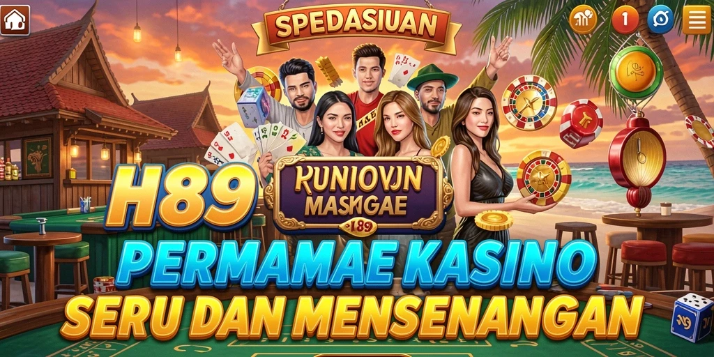 Screenshot H89 menampilkan gameplay kasino yang seru dan interaktif.