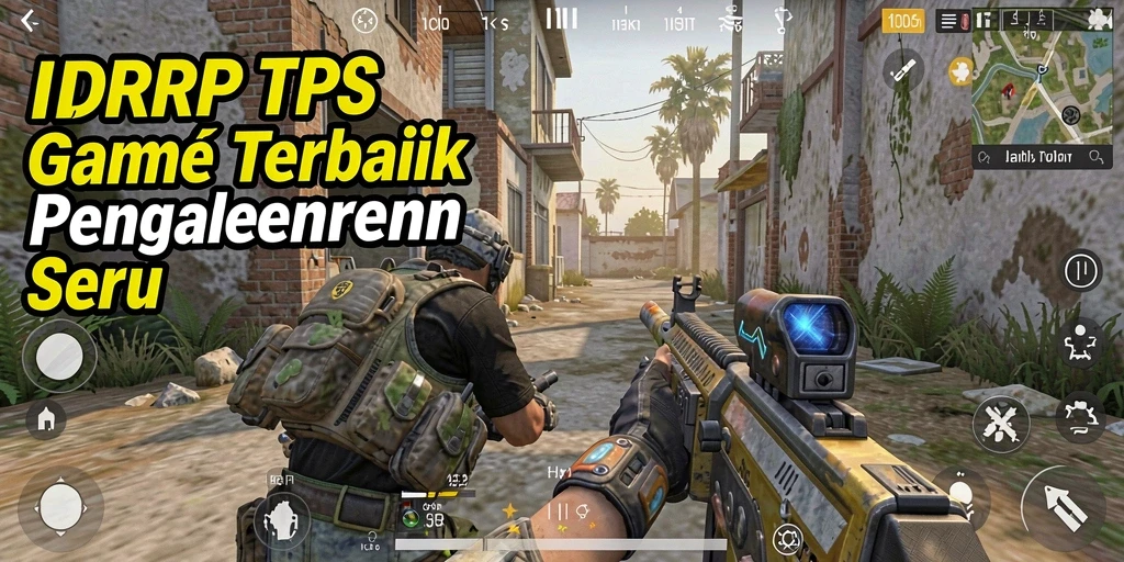 Tangkapan layar IDRRP menampilkan aksi seru dalam pertempuran TPS.