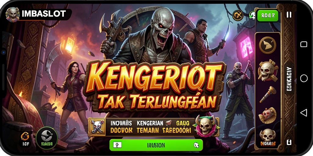 Tangkapan layar dari gameplay menegangkan di IMBASLOT.