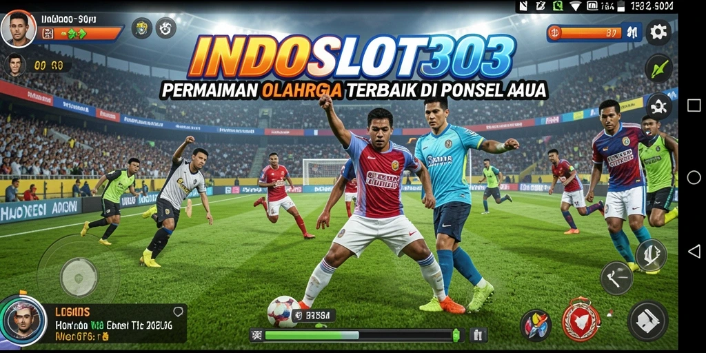 Screenshot gameplay INDOSLOT303 menunjukkan keseruan olahraga yang menantang.