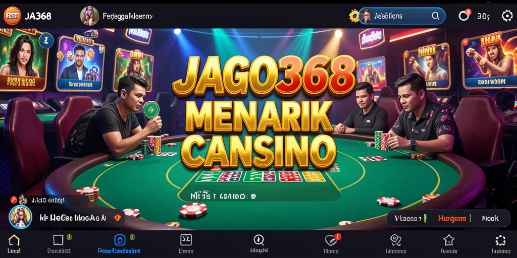 Screenshot menampilkan gameplay mengesankan dari JAGO368 di Live Casino.