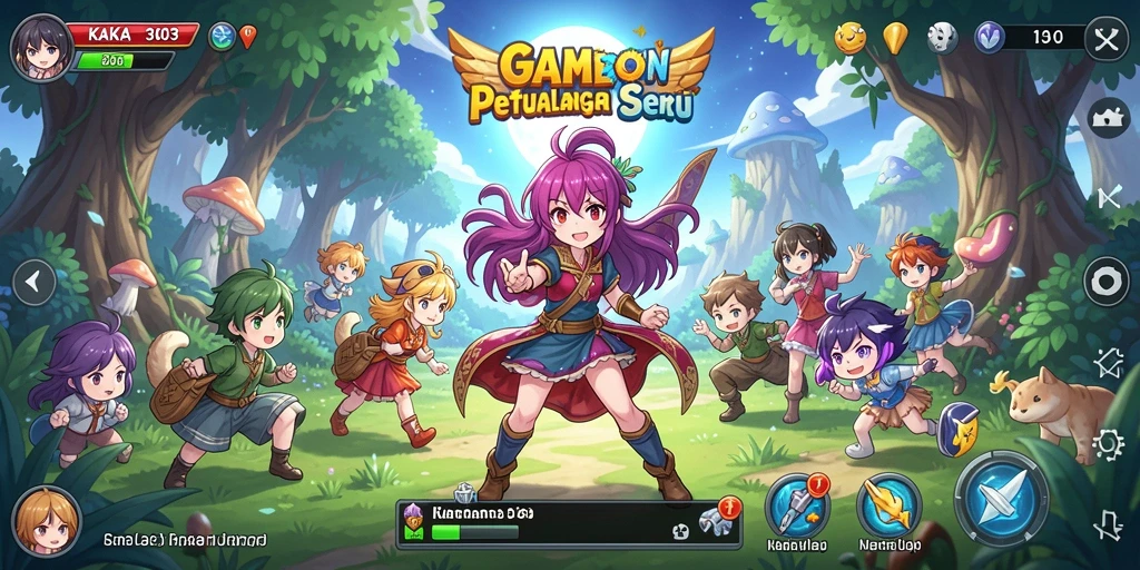 Tangkapan layar gameplay yang penuh aksi dalam KAKA303.
