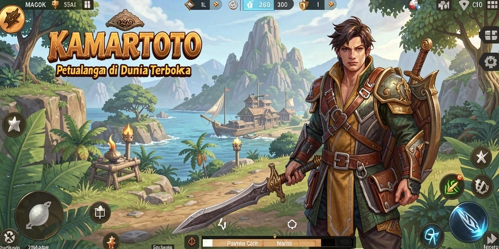 Gameplay menarik dari KAMARTOTO dalam dunia terbuka.