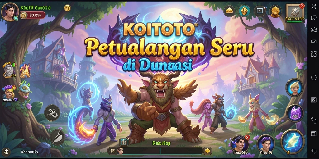 Tampilan gameplay menegangkan dalam petualangan KOITOTO.